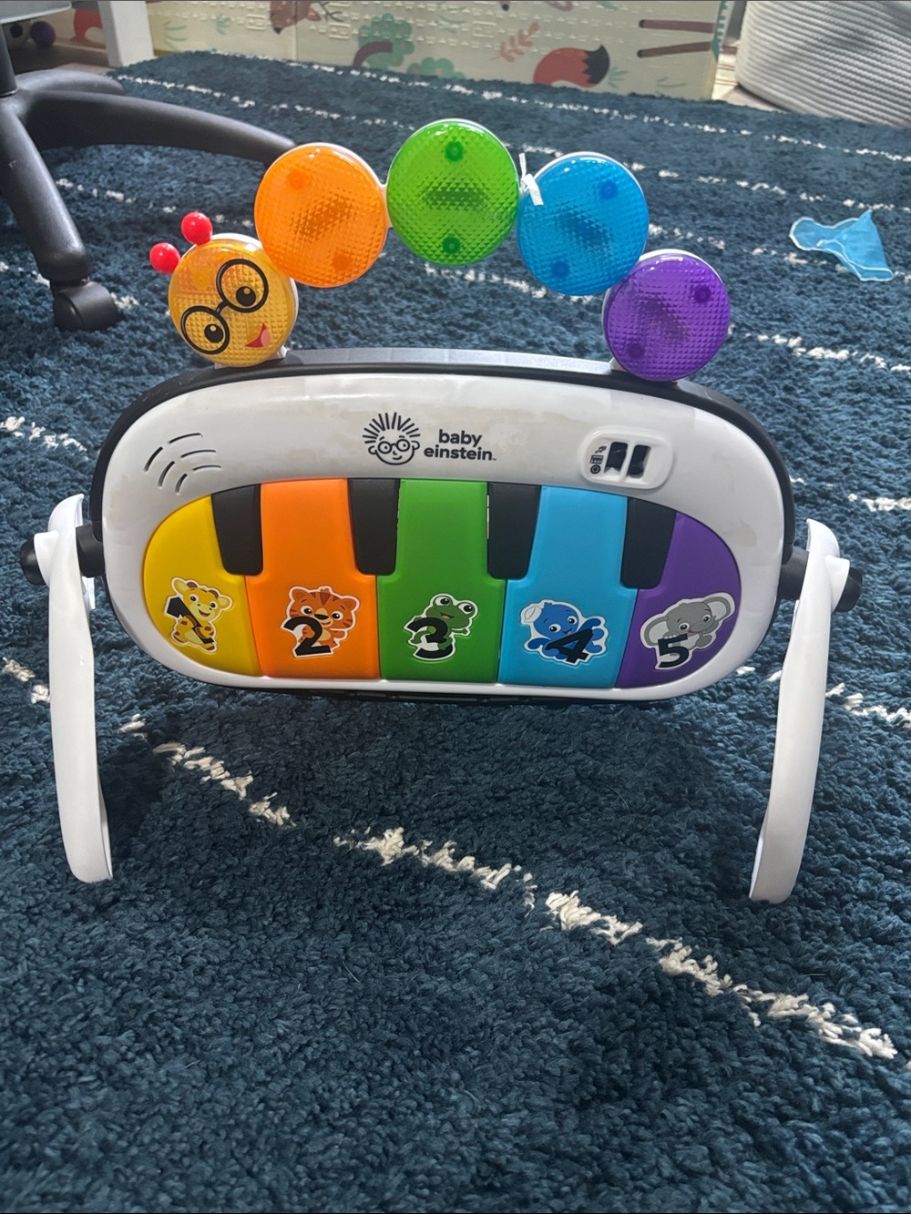 Colorful Rainbow Piano Toy - Orange Green Blue Purple